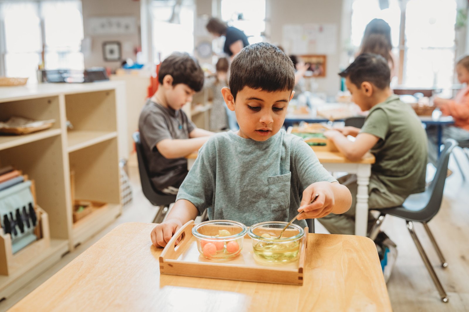 Daily schedule at W Montessori Academy summer camp